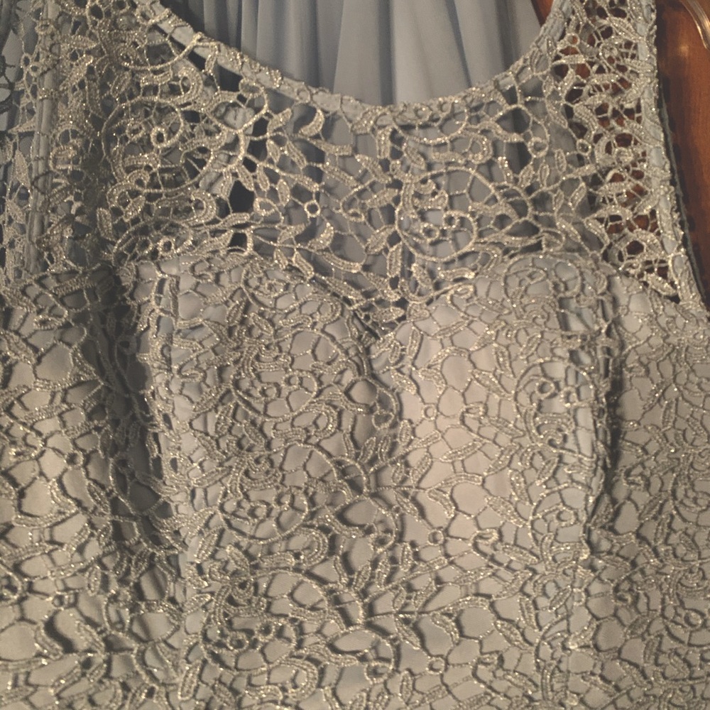Two-Piece Sequined “Dress”